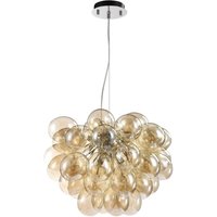 Balbo Ceiling Pendant Lamp Nickel, 8 Light, G9