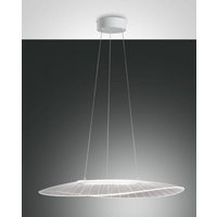 Vela LED Dome Pendant Ceiling Lights White Glass
