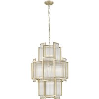Antigua 11 Light Gold Crystal Pendant Ceiling Light