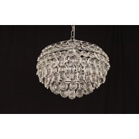 Adaliz 4 Light Chrome Ceiling Crystal Pendant