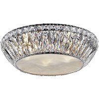 Armel 5 Light LED Flush Chrome Ceiling Fitting