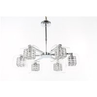Avignon 6 Light Ceiling Semi-Flush Chrome Fitting