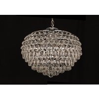 Adaliz 6 Light Chrome Ceiling Crystal Pendant