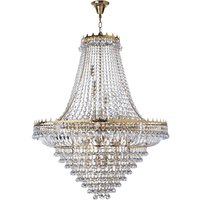 Versailles 19 Light Chandelier Gold Finish, E14