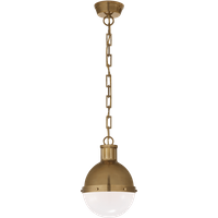 Hicks Pendant Brass, Pendant Light, Small, Hand-Rubbed Antique Brass - Andrew Martin