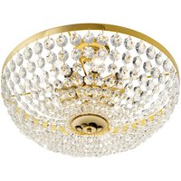 Valerie Classic Ceiling Light Polished Gold, 8x E14