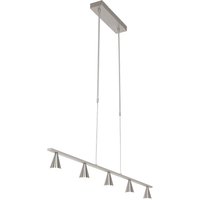 Vortex Straight Bar Pendant Ceiling Light Steel Brushed