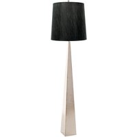 Ascent Floor Lamp with Tapered Shade, Polished Nickel