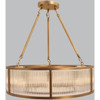 Ariel Antique Brass Finish Ceiling Light
