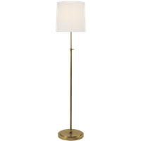 Bryant Floor Lamp Brass, Floor Lamp, Hand-Rubbed Antique Brass - Andrew Martin