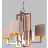 Radiant Antique Brass Chandelier