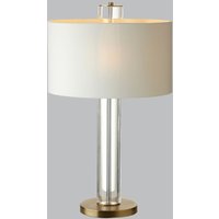 Opal Crystal Brass Finish Table Lamp