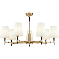 Zaragoza Chandelier Brass, 7 Light, E14