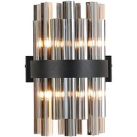 Bond Street Black Smoke Wall Light