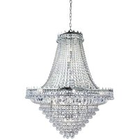 Versailles 19 Light Chandelier Chrome Finish, E14