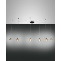 Arabella LED Cluster Pendant Ceiling Light Amber Glass