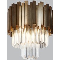 Antique Gold Finish 40cm Chandelier