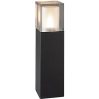 Arendal Outdoor Medium Bollard, Black, IP65, E27