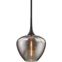 West End 1 Light Pendant Vintage Bronze, Glass