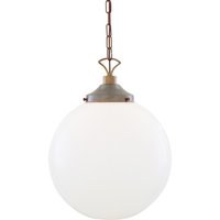 Yerevan 40cm Globe Pendant, Antique Brass
