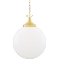 Yerevan 40cm Globe Pendant, Satin Brass
