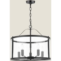 Laura Ashley Harrington Metal Multi Pendant Light Black