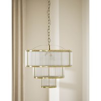 M&S Monroe Tiered Chandelier Gold