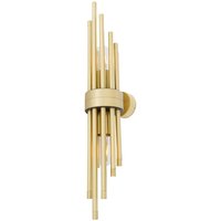 Victoria Mini Wall Light, Satin Brass