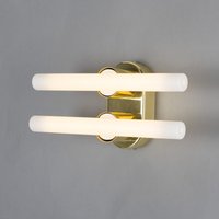 Valencia Double Wall Light, Polished Brass