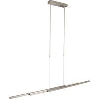 Zelena Led Integrated Pendant Ceiling Light Light Steel Brushed