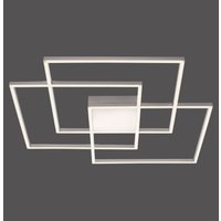 Asmin Integrated Led Semi Flush Ceiling Light Steel 3x 12W LED 2700-5000K, 1x 9W LED 2700-5000K Dimmable