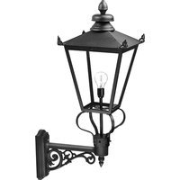 Wilmslow 1 Light Outdoor Wall Lantern Light Black, E27
