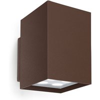 Afrodita Outdoor LED Up & Down Wall Light Brown 10cm 1690lm 3000K IP55