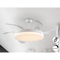 Vento Maxi Ceiling Fan White LED 3000-6500K Dimmable