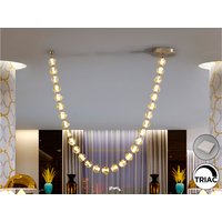 Zaria II 29 Light Pendant Ceiling Light Bronze, Amber LED 3000K Dimmable