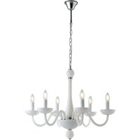 ALFIERE 6 Light Chandeliers White 74x59cm