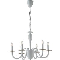 ARMSTRONG 6 Light Chandeliers White 78x53cm
