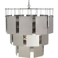 Marilyn Chandelier Steel, Pendant Light, Large - Andrew Martin Kelly Hoppen