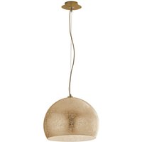 VANITY 3 Light Dome Pendant Ceiling Light Gold 40x33cm