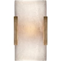 Covet Wide Wall Light Brass, Wall Light, Antique-Burnished Brass - Andrew Martin