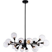 Brooklyn Ceiling Light Black, Chandelier - Andrew Martin