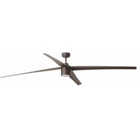 Attos LED Ceiling Fan Brown 4 Blades 213cm 20W 3000K