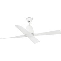 Typhoon Large Ceiling Fan White IP44 - Optional LED Light Sold Separately