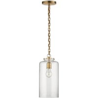 Katie Pendant Brass, Pendant Light, Hand-Rubbed Antique Brass - Andrew Martin