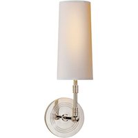Ziyi Wall Light Nickel, Wall Light, Polished Nickel - Andrew Martin