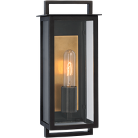 Halle Narrow Wall Light, Small, Black - Andrew Martin
