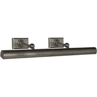 Cabinet Maker's Double Picture Light Bronze, Picture Light, Small - Andrew Martin