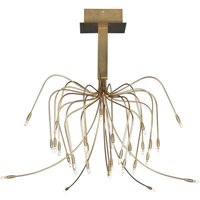 Vermicell Semi Flush Light Bronze