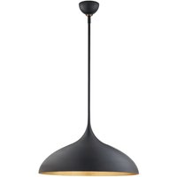 Agnes Pendant Light, Black, Large - Andrew Martin