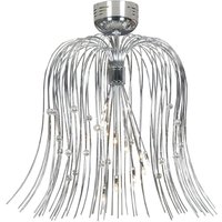 Victor Semi Flush Light Chrome